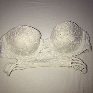 Victoria’s Secret White Daisy Bikini Top